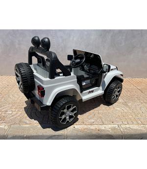 JEEP RUBICON 12V, 4 MOTORES, RC, BLANCO, DE 1A 6 AÑOS, BATERIA LITIO  INDA249-LEG6950241